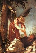 An Angel Awakens the Prophet Elijah